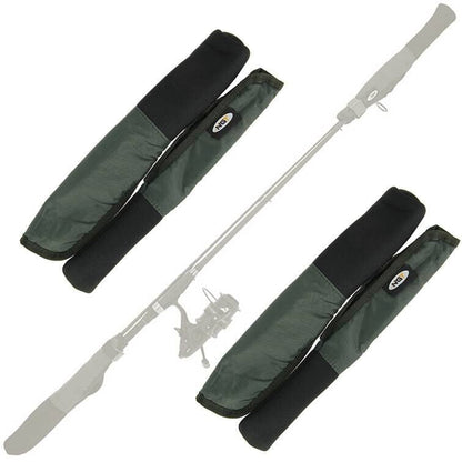 2 x Carp Rod Tip and Top Butt Protectors Deluxe Covers For Carp Fishing Rods NGT - NGT Tackle Shop