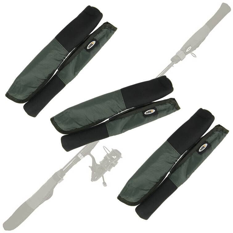 3 x Carp Tip and Top Butt Protectors Deluxe Rod Covers For Carp Fishing Rods NGT - NGT Tackle Shop