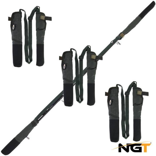 3 x NGT Carp Rod Tip and Top Butt Protectors Elasticated Covers for Fishing Rods - NGT Tackle Shop