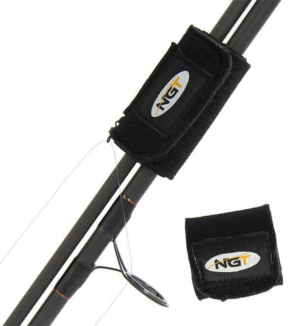 4 x 2pc NGT Rod Bands Wraps for made up Rods Carp Coarse with Fishing Lead Pouch - NGT Tackle Shop