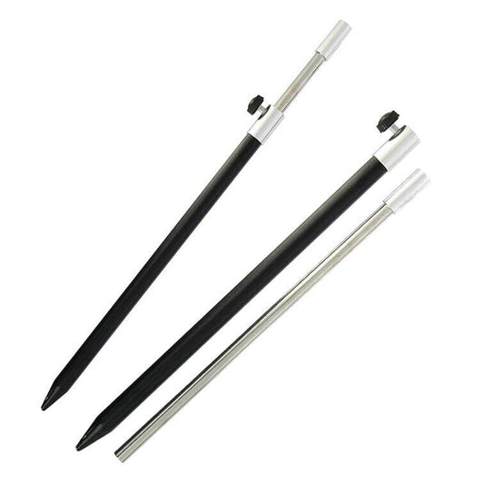 Bank Sticks 2 x Medium 30 - 50cm Black Aluminium Banksticks Carp Coarse Fishing - NGT Tackle Shop