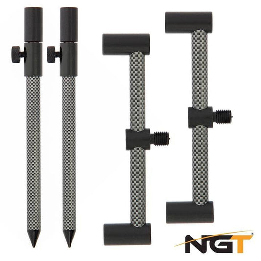 NGT Buzz Bar 2 Rod Set Carbon Effect - NGT Tackle Shop