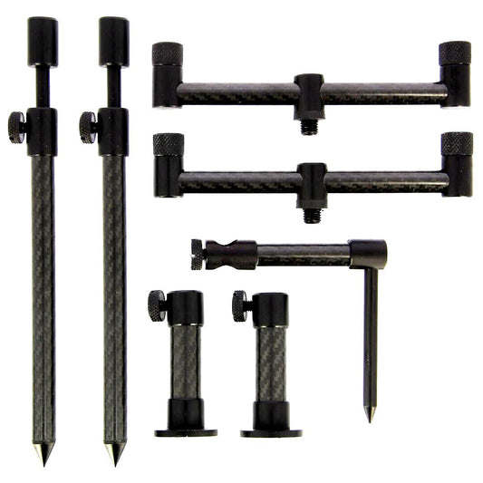 NGT Buzz Bar Set Carbon Fibre Carp Fishing Bank Sticks Stabiliser Stage Stands - NGT Tackle Shop