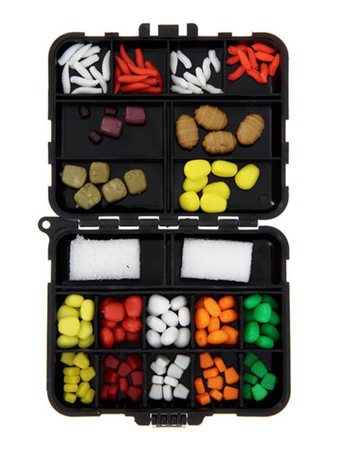 NGT CARP FISHING BAIT FAKE CORN BREAD 155pc ARTIFICIAL KLONE TACKLE BOX - NGT Tackle Shop