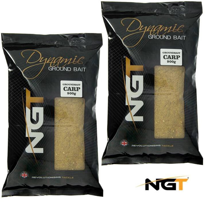 NGT Carp Fishing Ground Bait & In-Line Method Feeder Set