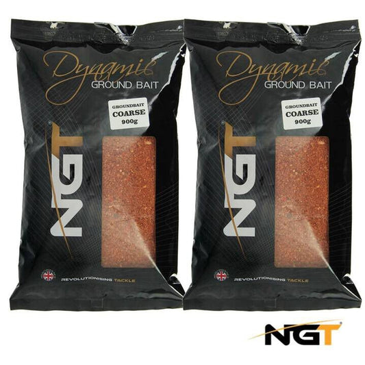 NGT Coarse Fishing Groundbait Ground Bait 2 X 900g Bags - NGT Tackle Shop