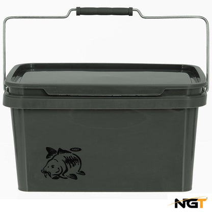 NGT Fishing Bait Buckets With Lid - NGT Tackle Shop