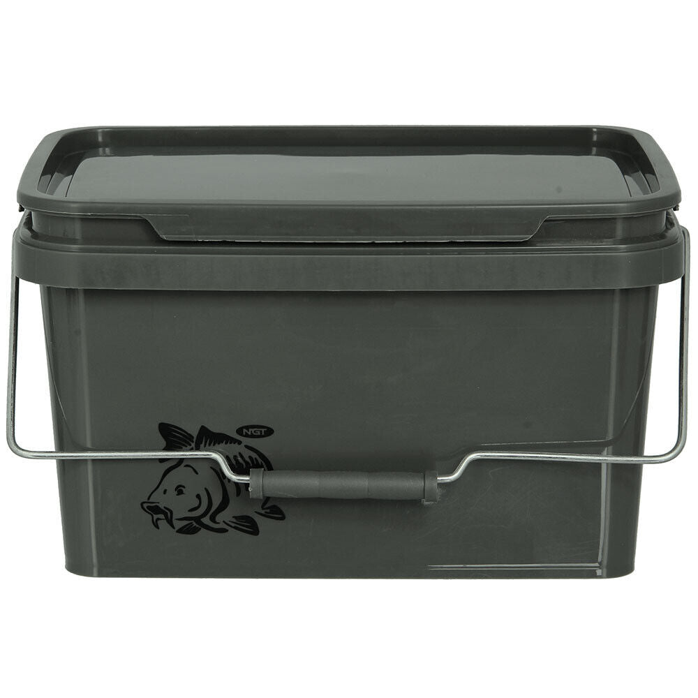 NGT Fishing Bait Buckets With Lid - NGT Tackle Shop