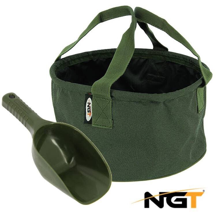 NGT Ground bait Bowl Baiting Spoon Scoop Match Feeder Fishing Groundbait Bowl - NGT Tackle Shop