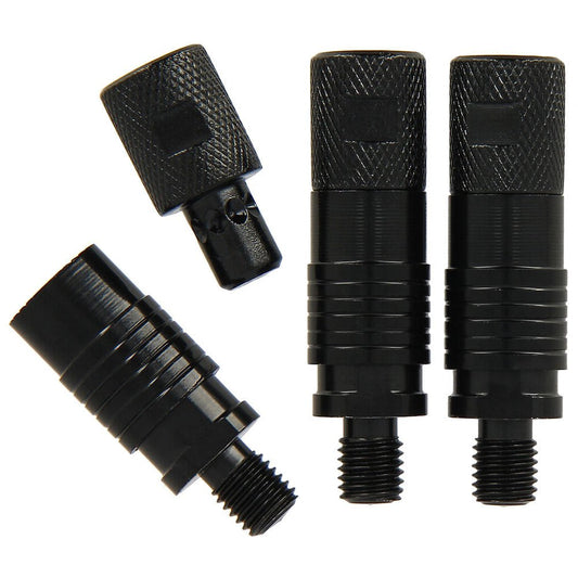 Quick Release Connectors Fishing Black X3 for Banksticks Bite Alarms Carp Tackle - NGT Tackle Shop